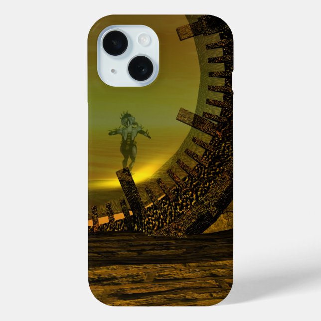 Coques Case-Mate iPhone CYBORG TITAN, DÉSERT HYPERION Science-fiction Scif (Verso)