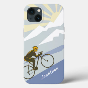 Case-Mate iPhone Case Cycliste personnalisé Vélo de la route de montagne