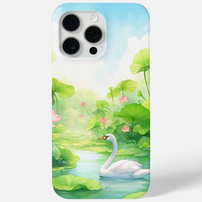 Coques Case-Mate iPhone Cygne Nature Étreinte (Verso)