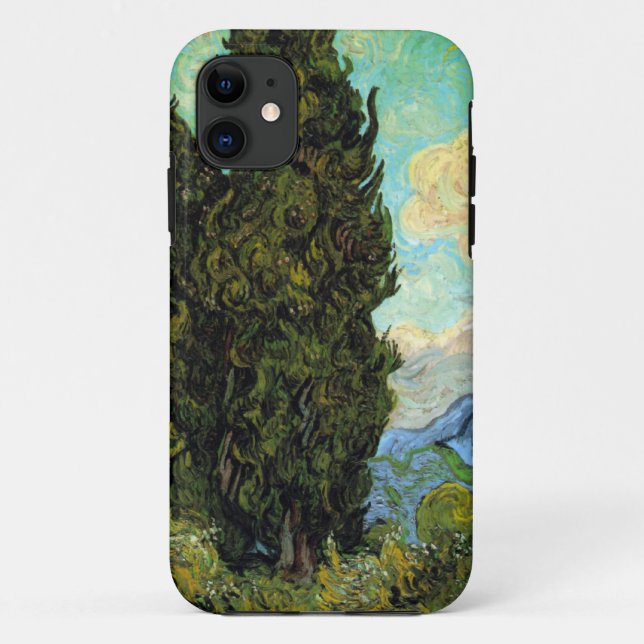 Coques Case-Mate iPhone Cyprès de Van Gogh (Dos)
