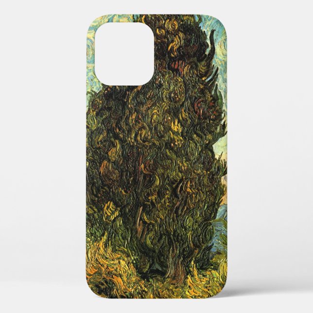 Coques Case-Mate iPhone Cyprès de Vincent van Gogh (Verso)