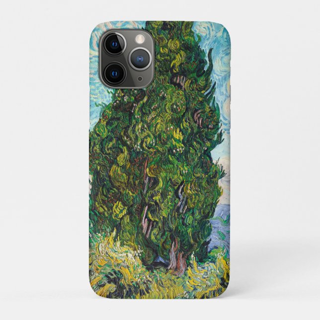 Coques Case-Mate iPhone Cyprès de Vincent Van Gogh Beaux-Arts (Dos)