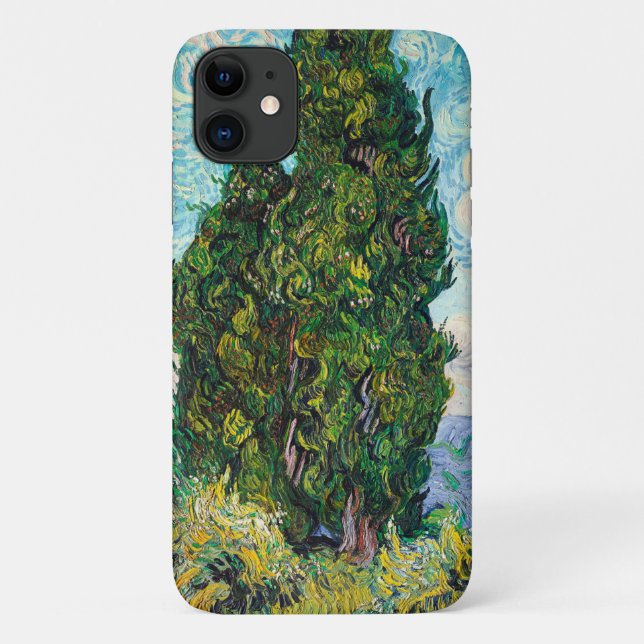 Coques Case-Mate iPhone Cyprès de Vincent Van Gogh Beaux-Arts (Dos)