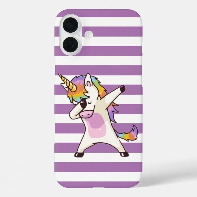 Coques Case-Mate iPhone Dabbing Unicorn Téléphone case (Verso)