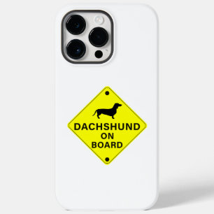 Coque Case-Mate iPhone Dachshund à bord Funny Dog Bumper