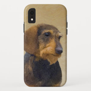 Case-Mate iPhone Case Dachshund (À poils durs) Peinture Chien Art origin