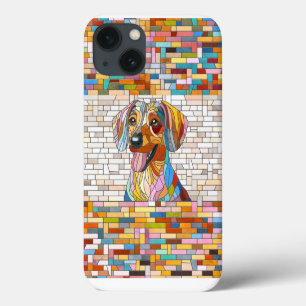 Case-Mate iPhone Case Dachshund chien - Doxie -mosaïque colorée