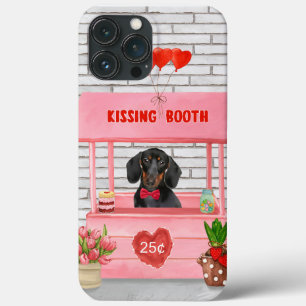 Case-Mate iPhone Case Dachshund Chien Valentine's Day Kissing Booth