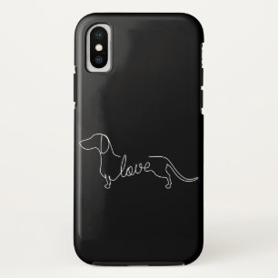 Case-Mate iPhone Case Dachshund Chiweenie Wiener Dog Log Sketch