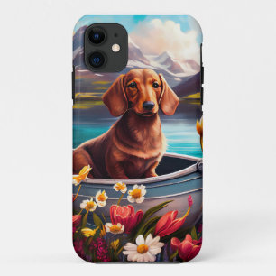Case-Mate iPhone Case Dachshund sur une pagaie : une aventure Pittoresqu