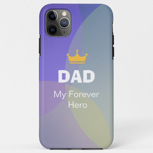 Coques Case-Mate iPhone DAD holographique personnalisé (Dos)