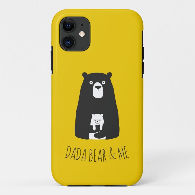 Coques Case-Mate iPhone DADA BEAR & ME | Papa Enfants Fils Fils Ours Dada (Dos)