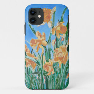 Case-Mate iPhone Case Daffodiles d'or en fleurs Gras Line Art