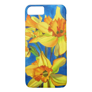 Etui iPhone Case-Mate Daffodique jaune narcisse fleurs aquarelle art