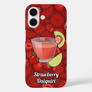 Coque Pour iPhone 16 Daiquiri aux fraises
