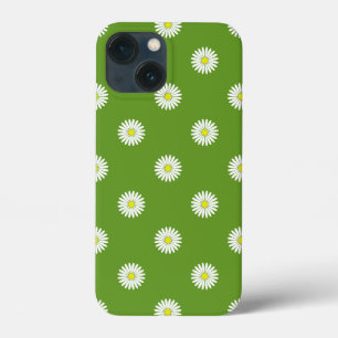 Case-Mate iPhone Case Daisies Motif illustratif sur Vert