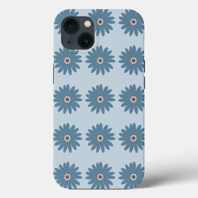 Coques Case-Mate iPhone Daisy Bleue (Verso)