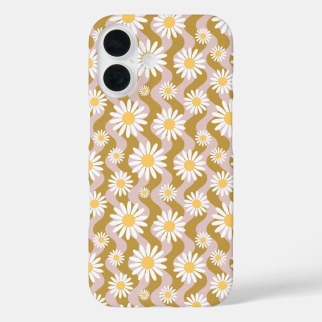 Coques Case-Mate iPhone Daisy Boho Floral (Verso)