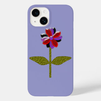 Coque Pour iPhone 14 Daisy brillant en plastique