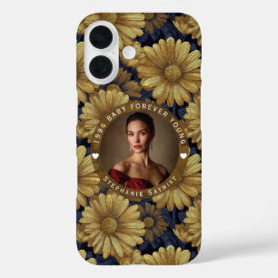 Coque Pour iPhone 16 Daisy Colorée Anniversaire Tendance