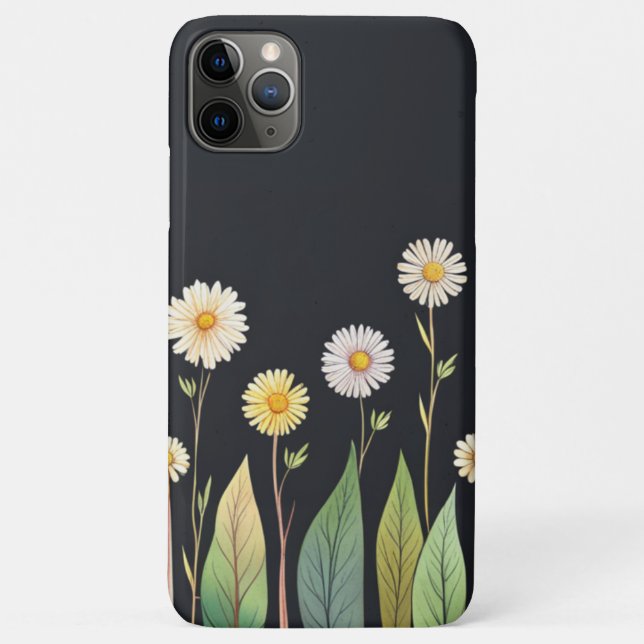 Coques Case-Mate iPhone Daisy dans la nuit (Dos)