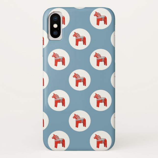 Coques Case-Mate iPhone Dala Horse suédois Scandinave (Dos)