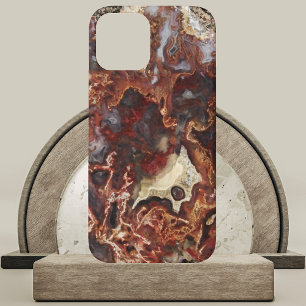 Case-Mate iPhone Case Dalle de cristal de pierre d'agate de mousse esthé