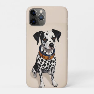 Case-Mate iPhone Case Dalmatien aux Taches Noires et Collier