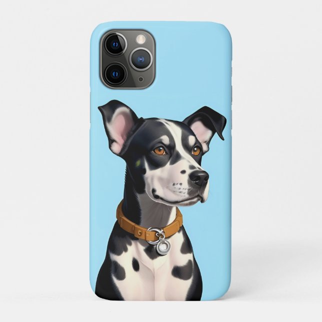 Coques Case-Mate iPhone Dalmatien aux Taches Noires et Collier (Dos)