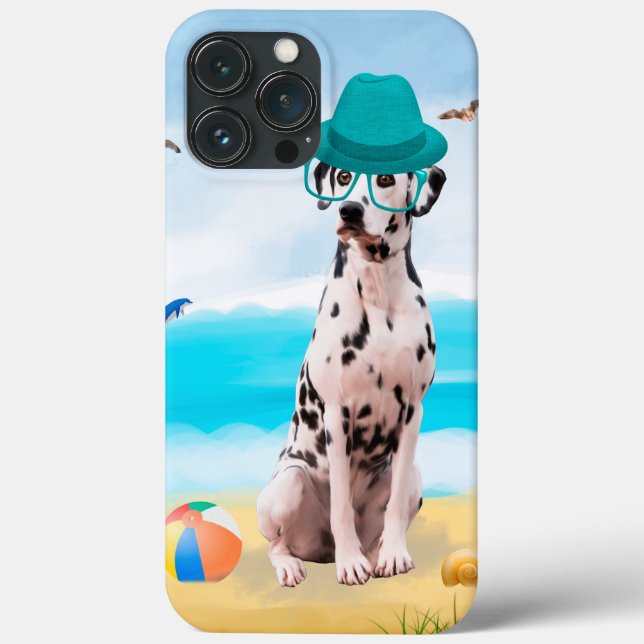 Coques Case-Mate iPhone Dalmatien sur la Plage (Verso)