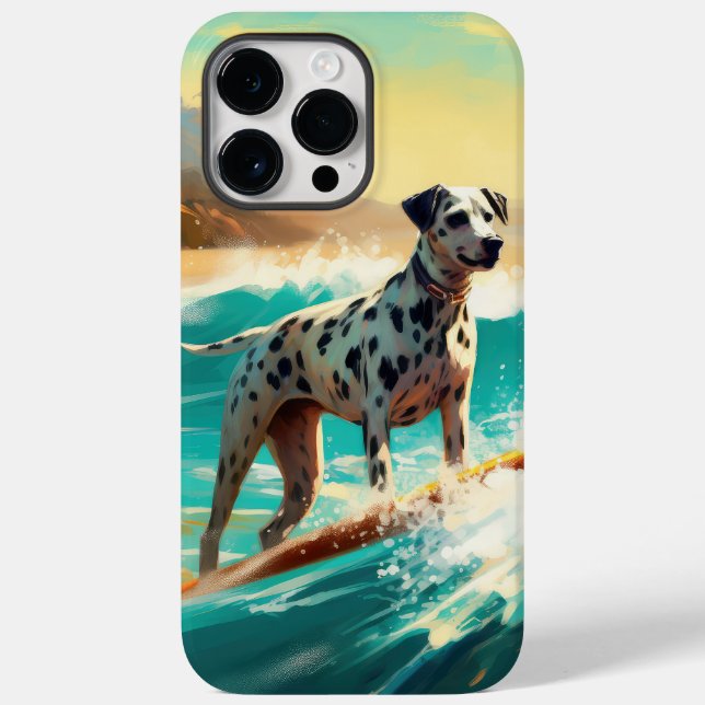 Coques Case-Mate iPhone Dalmation Plage Surf Peinture (Verso)