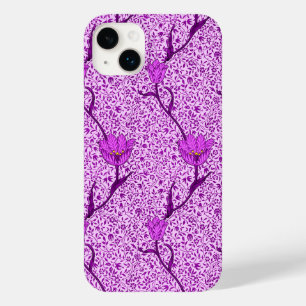 Coques Pour iPhone Damas Art Nouveau Tulipe, Violet et Orchidée