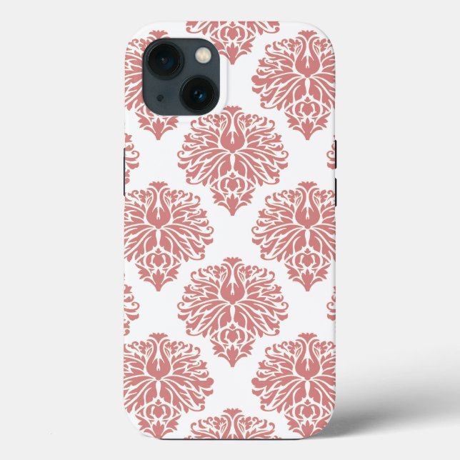 Coques Case-Mate iPhone Damas rose élégant (Verso)
