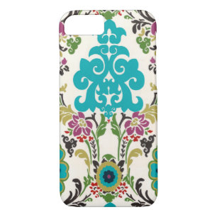 Case-Mate iPhone Case Damask Floral Patterns Plum Turquoise