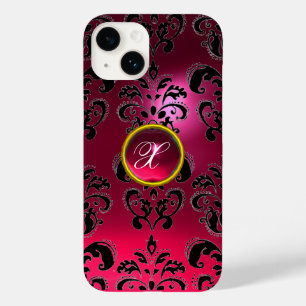 Coque Case-Mate iPhone DAMASK GEM MONOGRAS rose