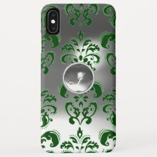 Case-Mate iPhone Case DAMASK GEM MONOGRAS vert blanc
