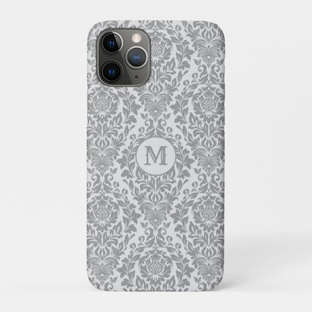 Coques Case-Mate iPhone Damask Patch personnalisé monogramme cas de téléph (Dos)
