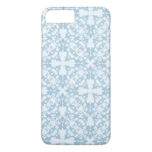 Coque Case-Mate iPhone Damassé bleu-clair
