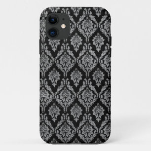 Coque Case-Mate Pour iPhone Damassé noire