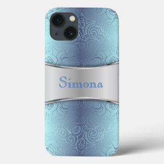 iPhone 13 Case Damassés abstraites florales de cas de la note 4