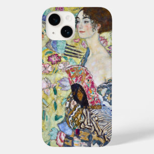 Coque Case-Mate iPhone Dame avec un ventilateur, Gustav Klimt