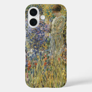 Coque Pour iPhone 16 Dame dans un jardin de Frederick Frieseke, Beaux-a