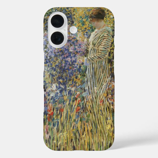 Coques Case-Mate iPhone Dame dans un jardin de Frederick Frieseke, Beaux-a (Verso)