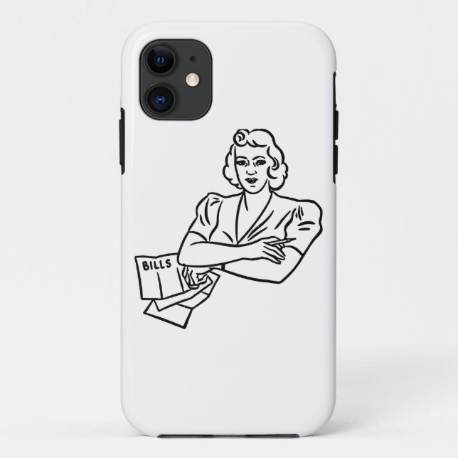 Coques Case-Mate iPhone dame de l'économie des factures (Dos)