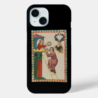 Coque Case-Mate iPhone Dame offrant un cadeau à un prétendant, 14e siècle