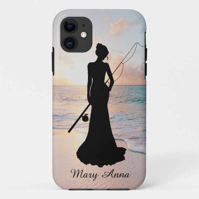 Coques Case-Mate iPhone Dame Pêcheuse (Dos)