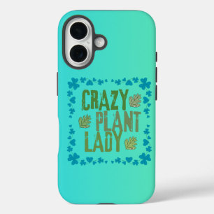 Coque Pour iPhone 16 Dame Plante folle