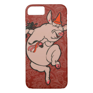 Coques Pour iPhone Dancing Pig Antique Cute Danseuse