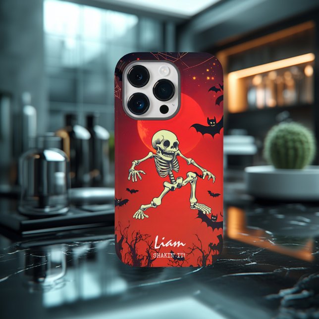Coques Case-Mate iPhone Dancing Skeleton - Éffrayant Amusement toute l'ann (Créateur téléchargé)