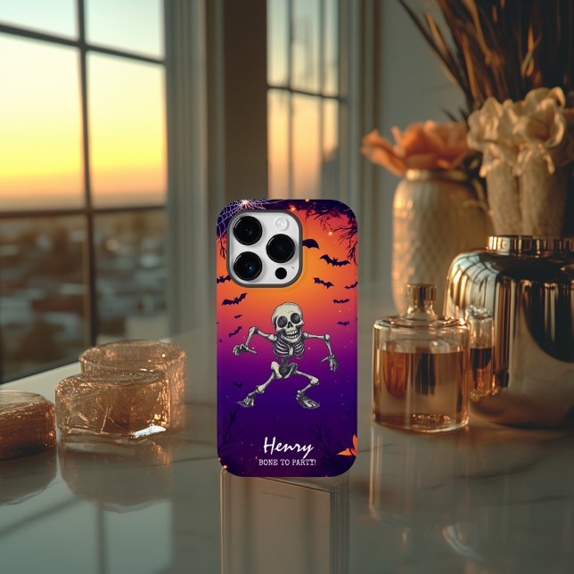 Coques Case-Mate iPhone Dancing Skeleton - Vibes Éffrayantes toute l'année (Créateur téléchargé)
